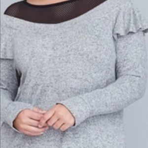 ACTIVE SWEATSHIRT WITH MESH